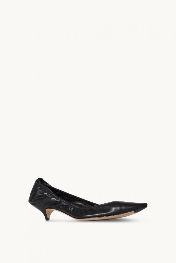 The Row - Liisa Kitten Heel in Leather