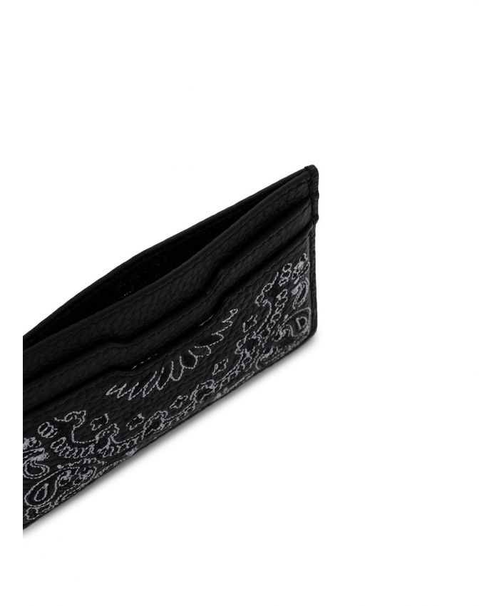 Amiri - bandana-print card holder BLACK