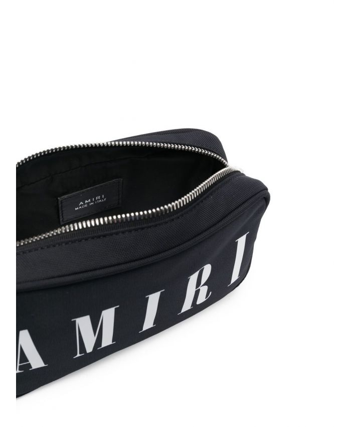 Amiri - logo-print crossbody messenger bag black amiri