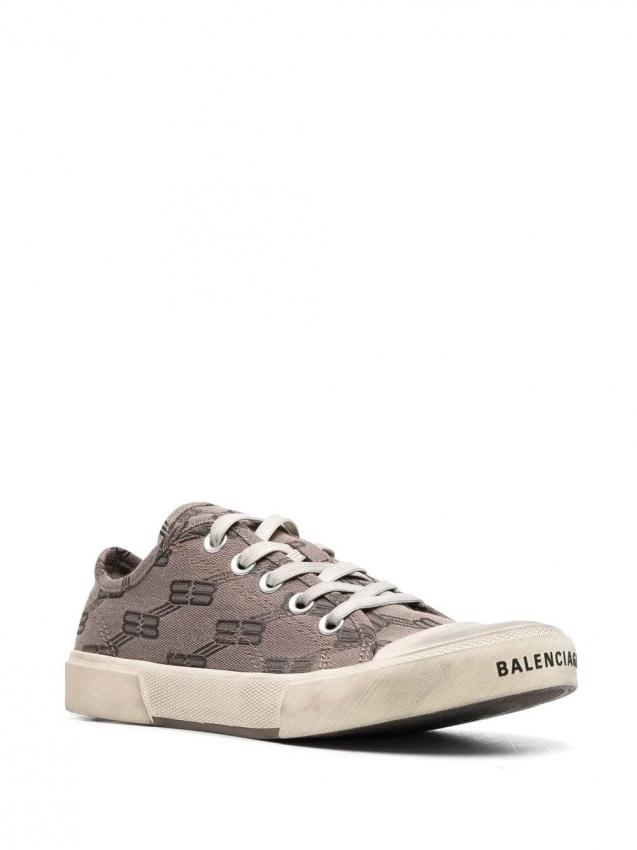 Balenciaga - Paris BB monogram low-top sneakers