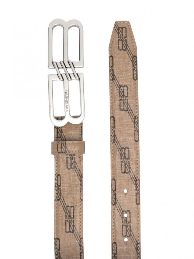 Balenciaga - BB Signature 30 monogram belt