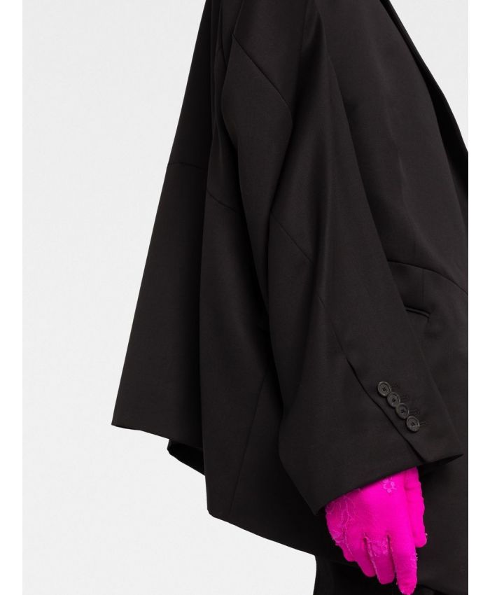 Balenciaga - twisted-sleeve oversized blazer