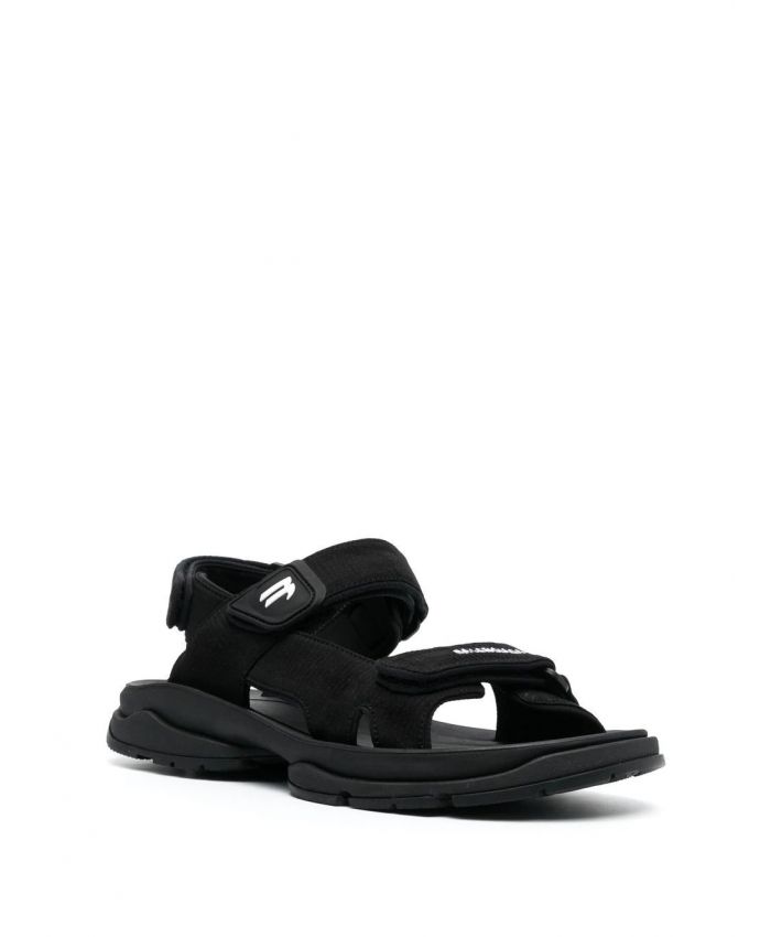 Balenciaga - Tourist logo touch-strap sandals