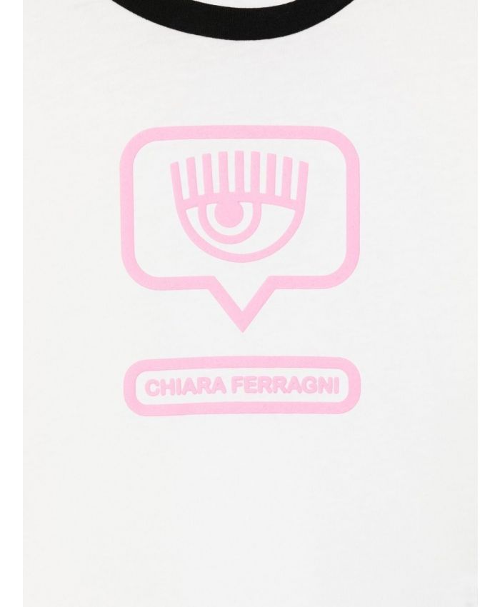 Chiara Ferragni Kids - Eyelike logo-print T-shirt