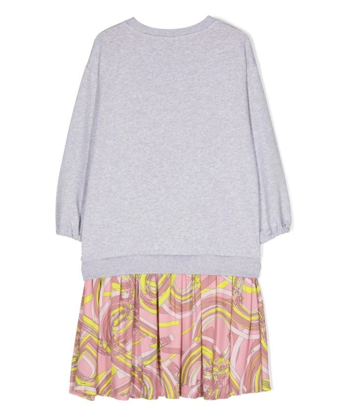 Pucci Kids - graphic-print sweatshirt dress