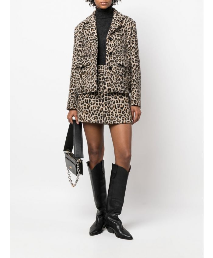 Ermanno Scervino - leopard-print mini skirt