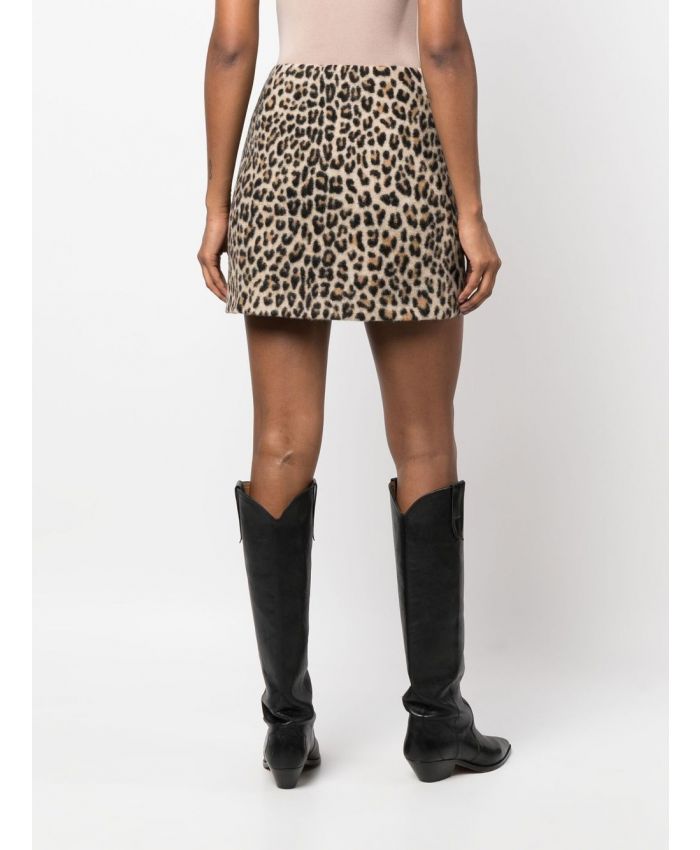 Ermanno Scervino - leopard-print mini skirt