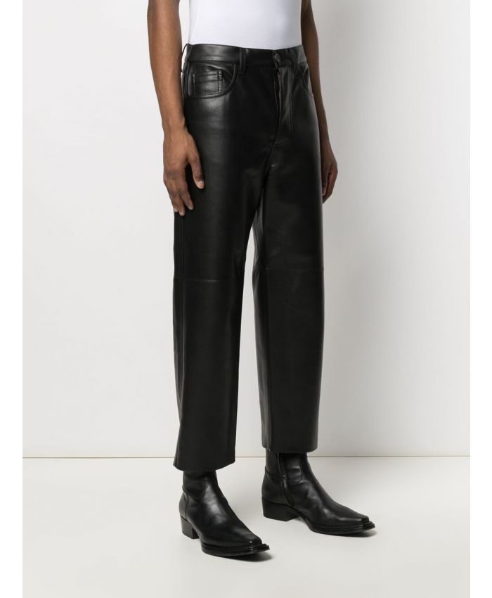 Nanushka - straight-leg leather trousers