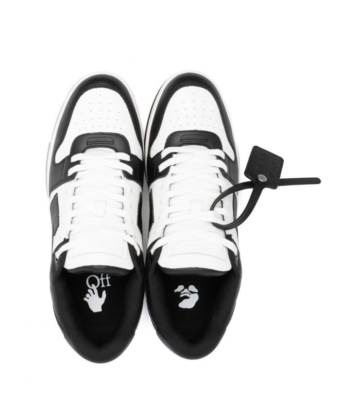 Off-White - Out Of Office low-top sneakers black white
