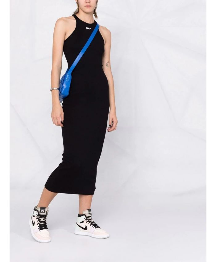Off-White - Off-Stamp ribbed dress