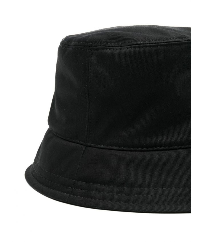 Off-White - logo-embroidered bucket hat black