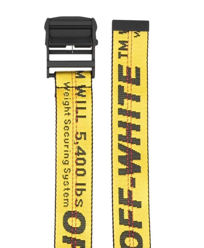 Off-White - logo-tape detail belt