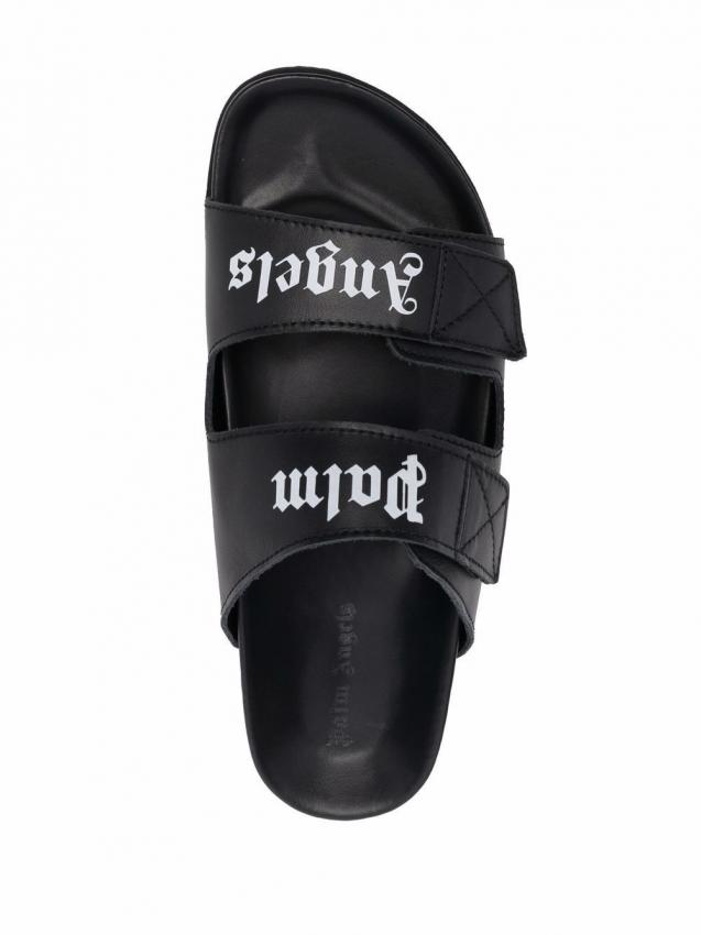 Palm Angels - Black double-strap sandals