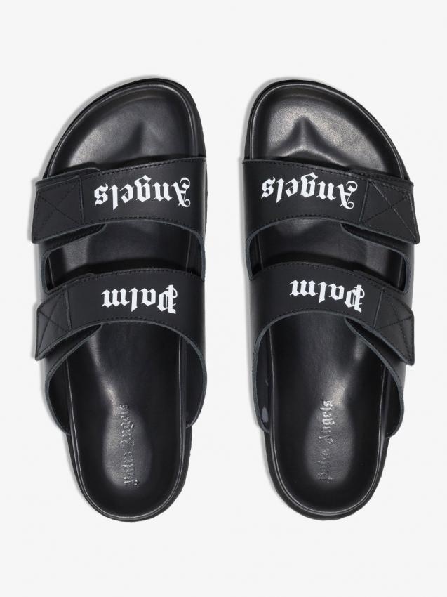 Palm Angels - Black double-strap sandals