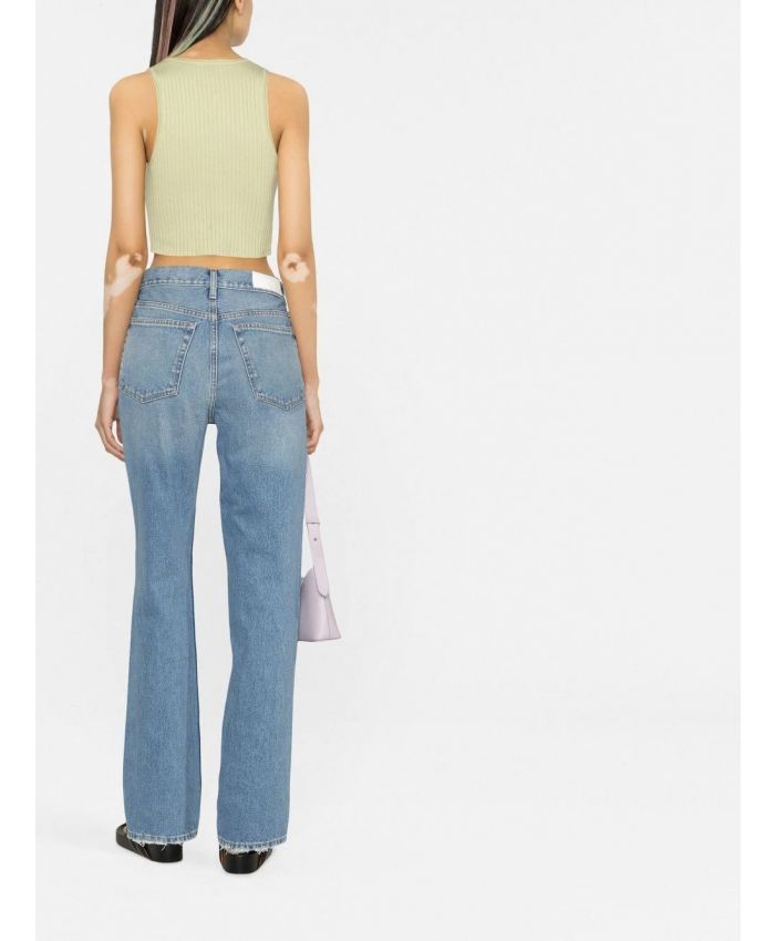 RE/DONE - ripped straight-leg jeans