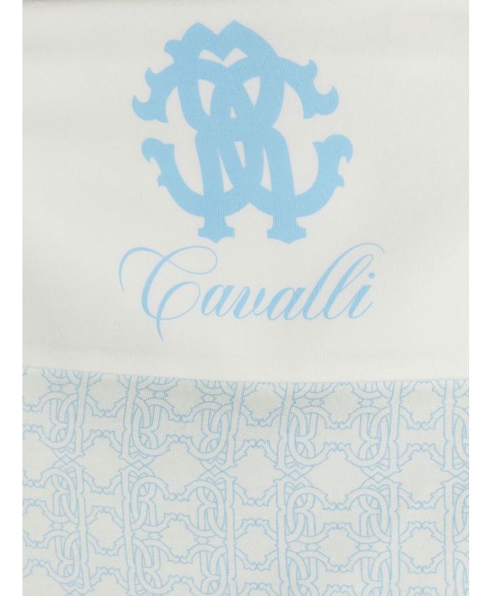 Roberto Cavalli Kids - logo-print hooded blanket