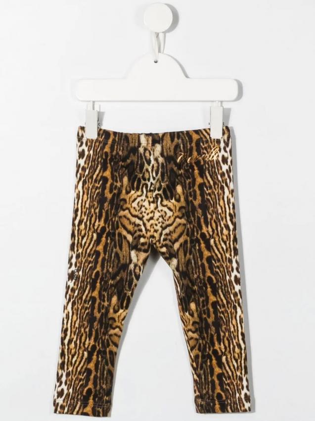Roberto Cavalli Kids - leopard-print leggings