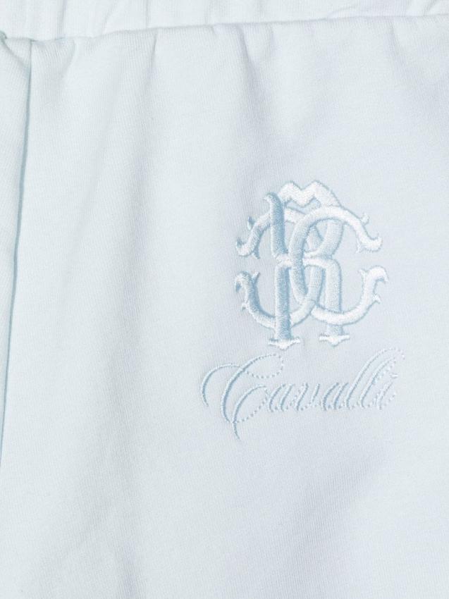 Roberto Cavalli Kids - embroidered-monogram trackpants