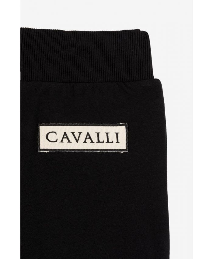 Roberto Cavalli Kids - logo-patch track trousers