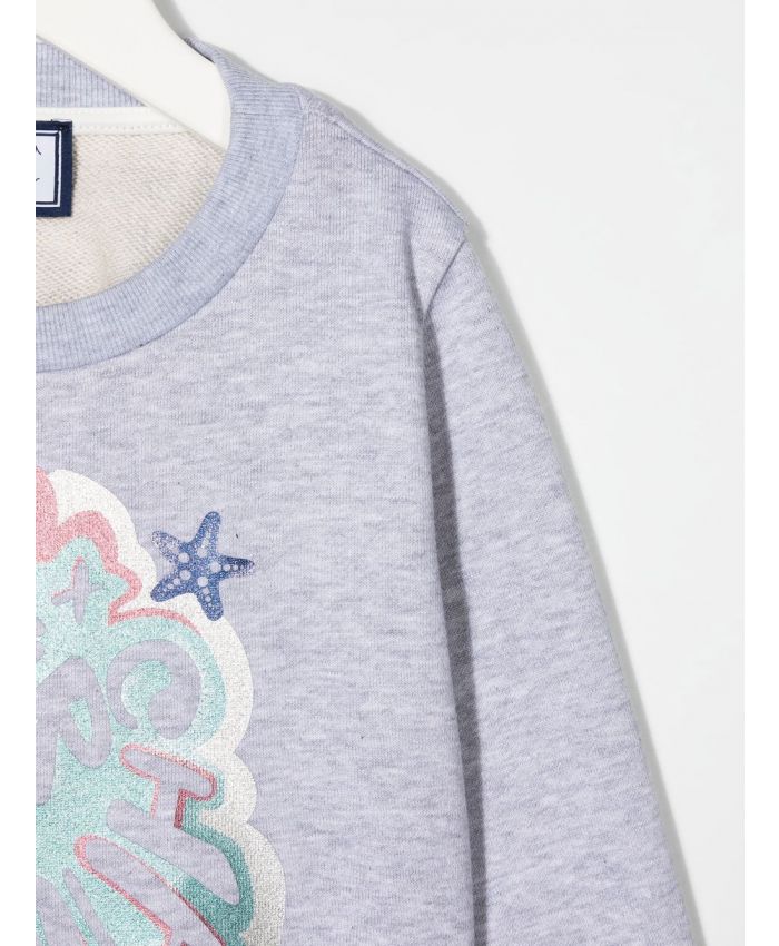 Simonetta Kids - graphic print sweatshirt grey