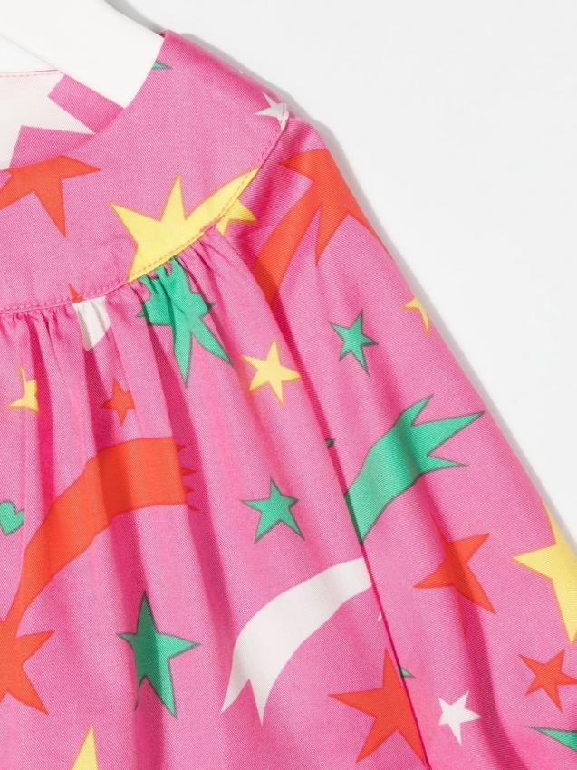 Stella McCartney Kids - star-print gathered blouse
