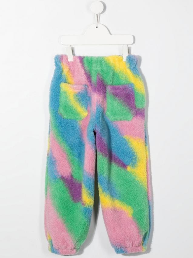 Stella McCartney Kids - rainbow-print loose trousers