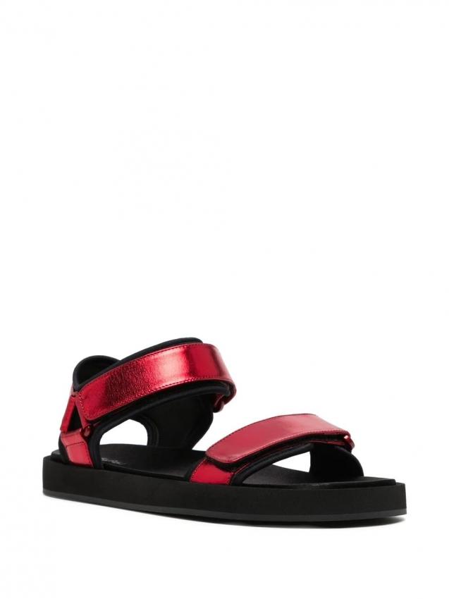 The Row - open-toe leather sandals