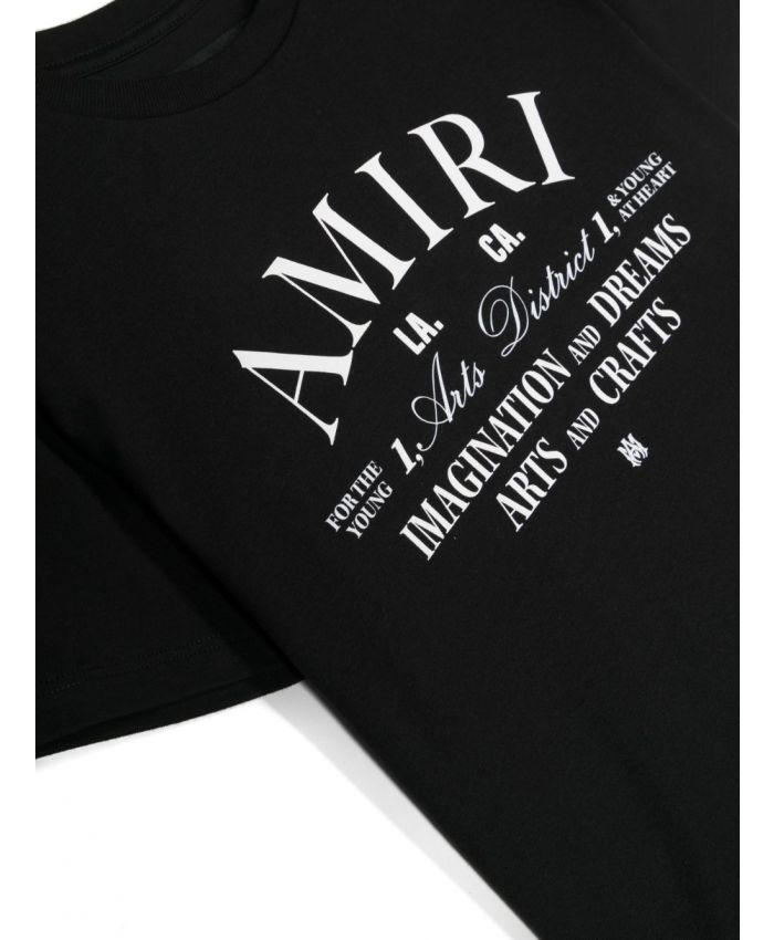 Amiri Kids - logo-print cotton T-shirt