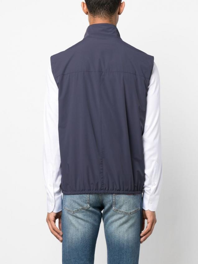 Brunello Cucinelli - water-resistant zip-up vest