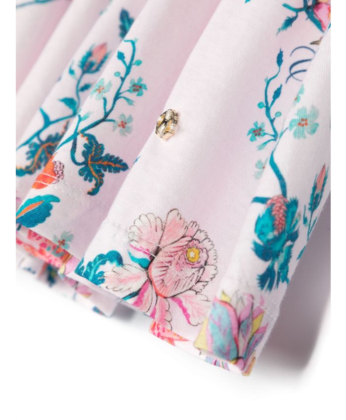 Roberto Cavalli Kids - floral-print cotton dress