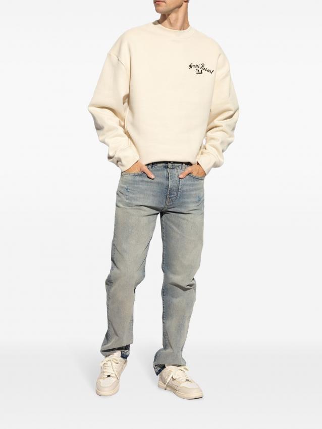 Amiri - Resort embroidered cotton sweatshirt