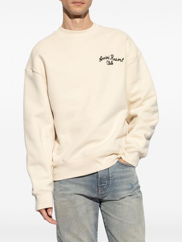 Amiri - Resort embroidered cotton sweatshirt