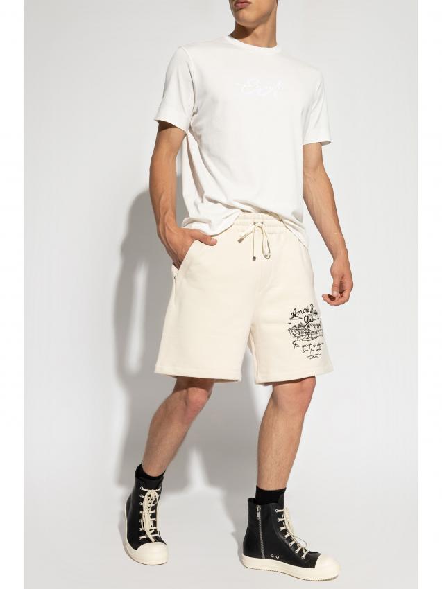 Amiri - embroidered logo shorts