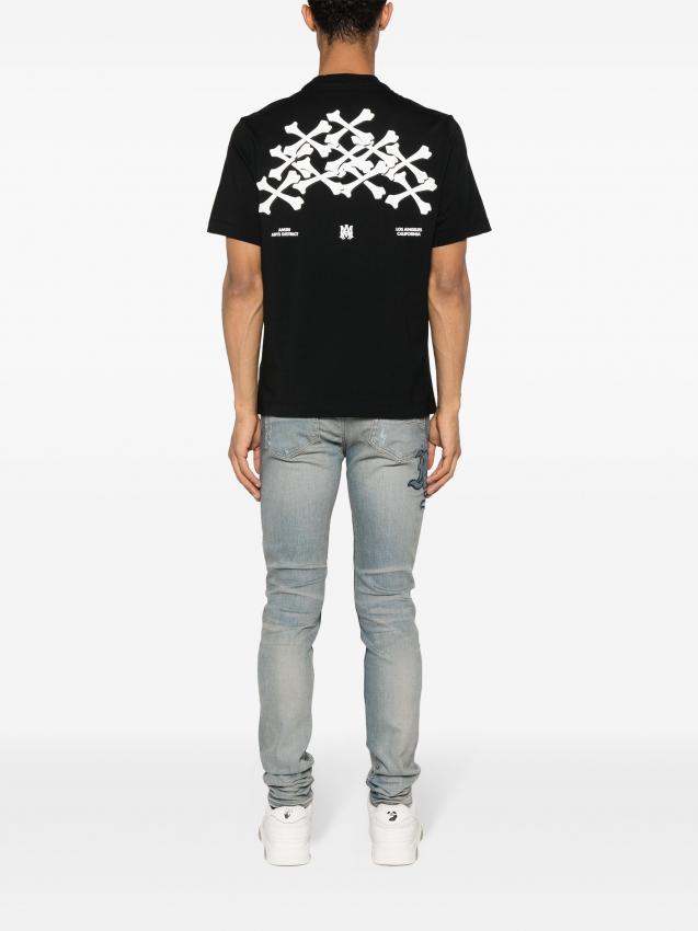 Amiri - Bones Stacked cotton T-shirt