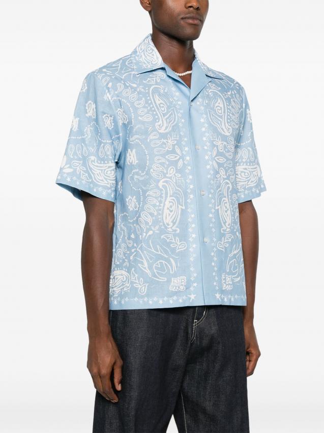 Amiri - bandana watercolour shirt