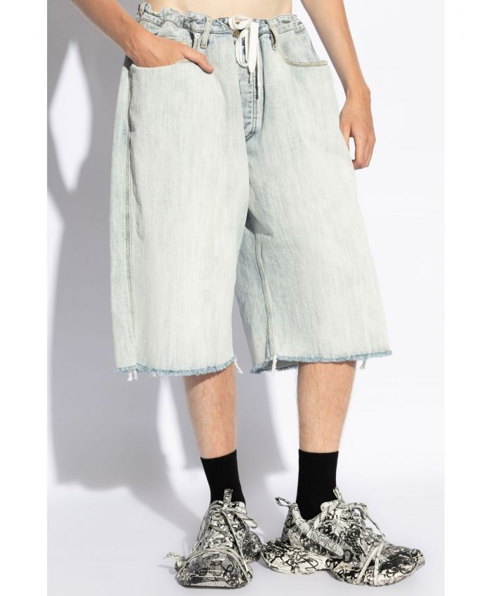 Balenciaga - knee-length denim shorts