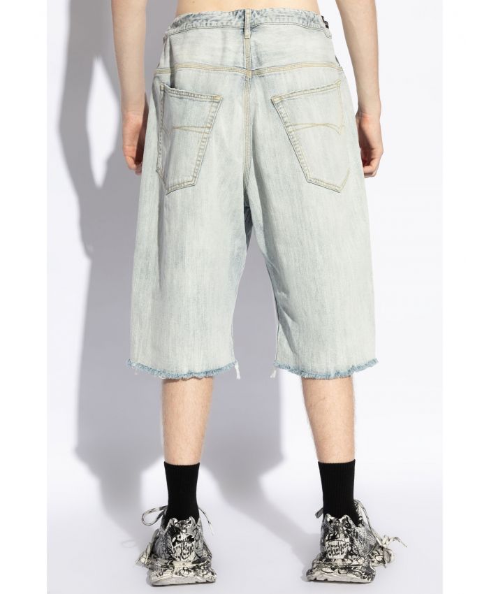 Balenciaga - knee-length denim shorts