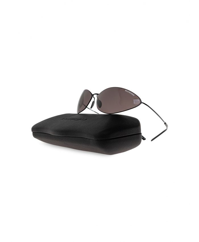 Balenciaga Eyewear - logo-decal cat-eye sunglasses