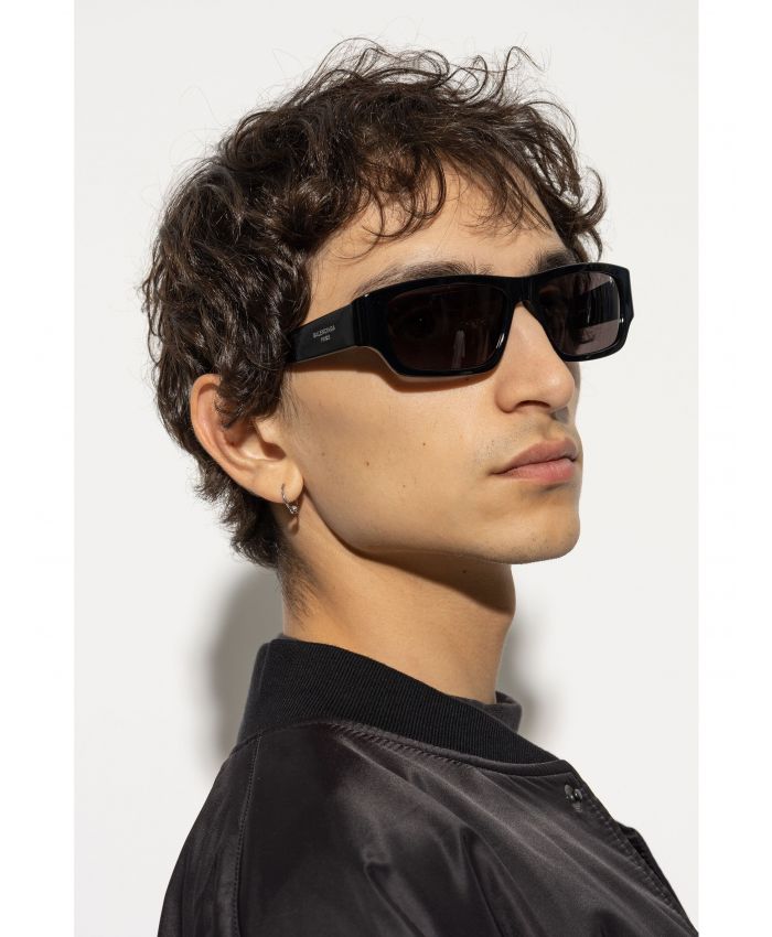 Balenciaga Eyewear - printed rectangle-frame sunglasses