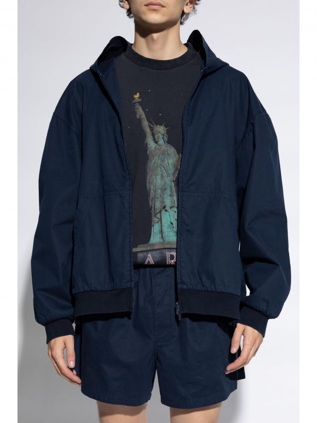 Balenciaga - zip-up cotton hoodie