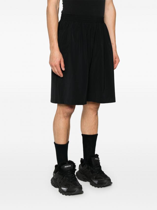 Balenciaga - logo-print track shorts