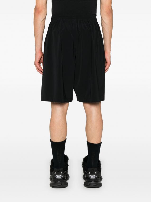 Balenciaga - logo-print track shorts