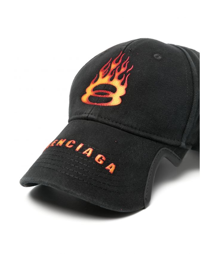 Balenciaga - logo-embroidered cotton cap