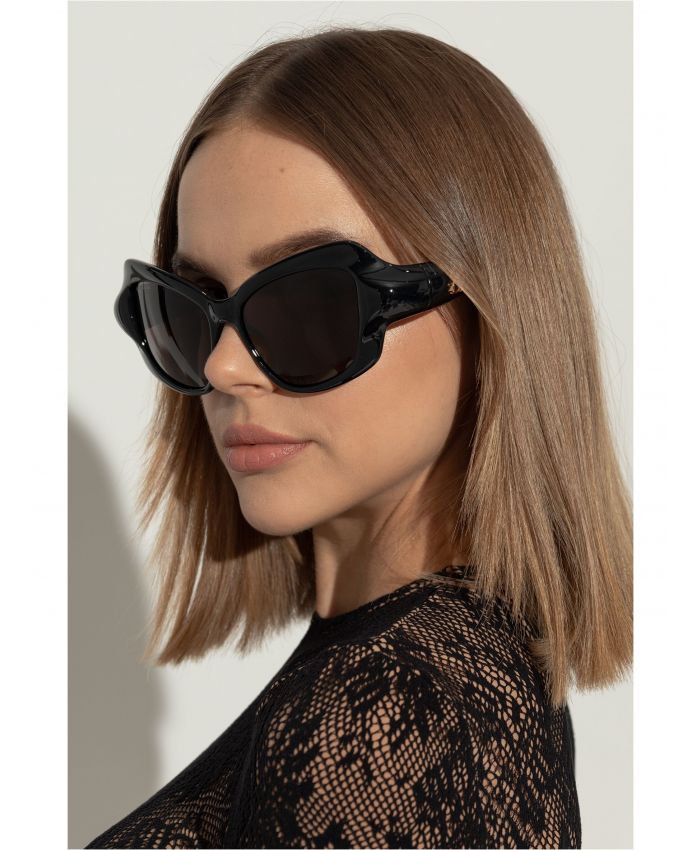 Balenciaga Eyewear - logo cat-eye sunglasses