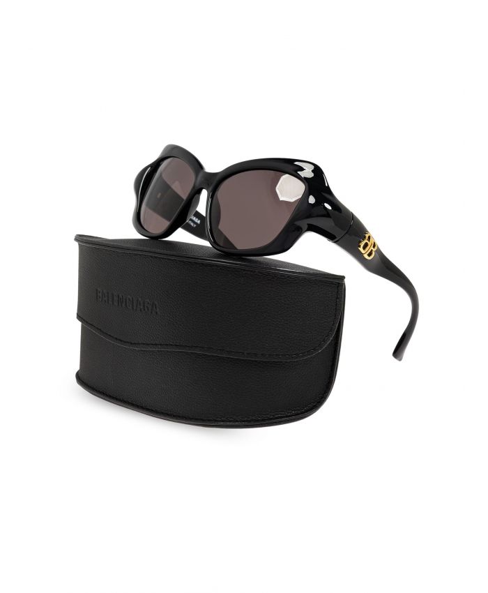 Balenciaga Eyewear - logo cat-eye sunglasses