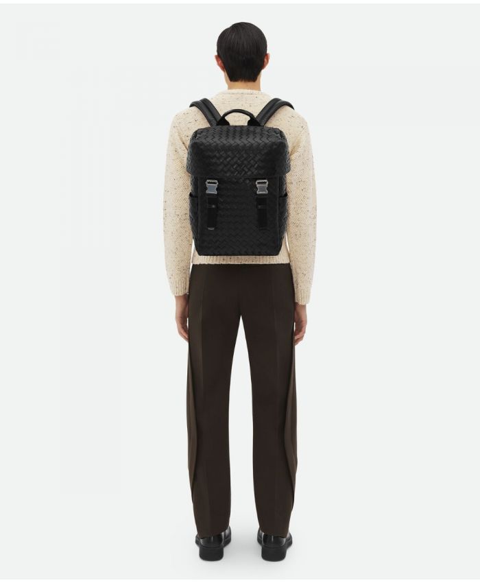 Bottega Veneta - Intrecciato Flap Backpack