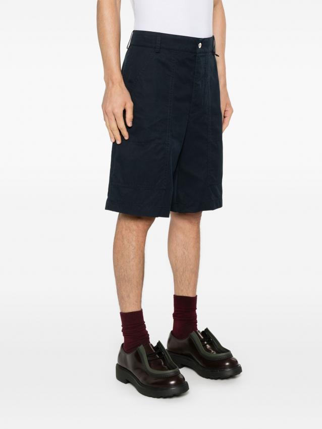 Bottega Veneta - logo-patch shorts