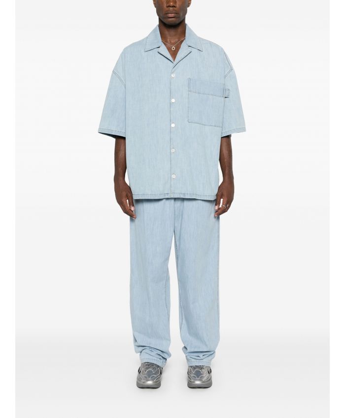 Bottega Veneta - short-sleeve denim shirt