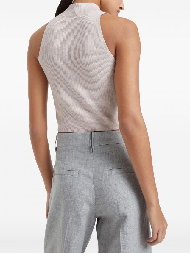 Brunello Cucinelli - ribbed-knit tank top