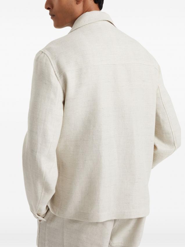Brunello Cucinelli - single-breasted shirt jacket